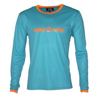 Warming T-Shirt longues manches Aqua/Orange