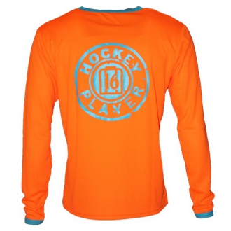 Warming T-Shirt longues manches Orange/Aqua