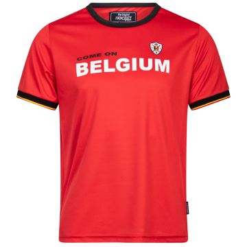 Warming T-Shirt Belgium Red Line Red Kids