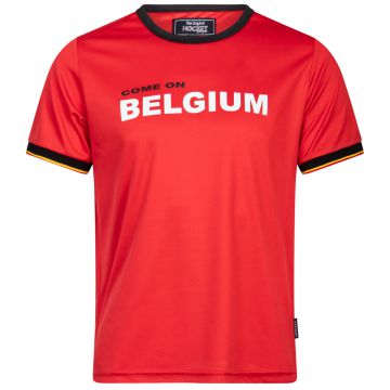 Warming T-Shirt Belgium Red Line Red Unisex