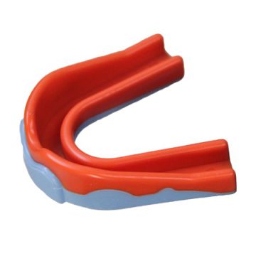 Mouthguard Hockey Player Sky/Orange