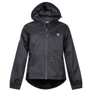 HP Rain Jacket Portland Black Jr-6/8