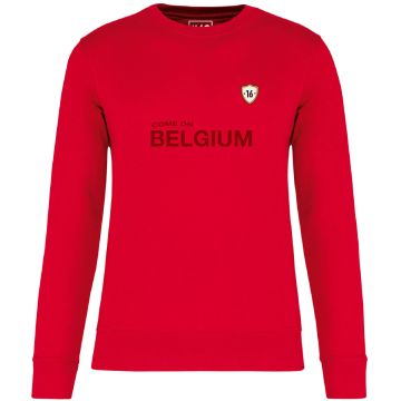 Belgium Red Line Sweat Come On Belgium Red