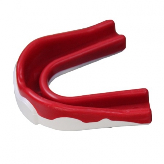 Mouthguard Hockey Player White/Red