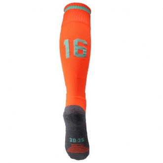 Socks Sixteen Orange/Aqua