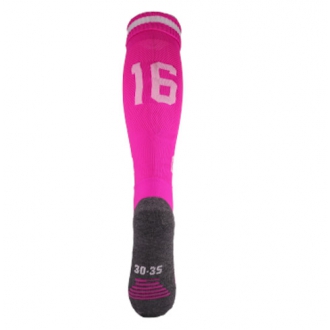 Socks Sixteen Pink/White