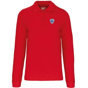 Belgium Red Line Polo LS Red